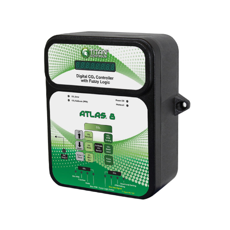Titan Controls® Atlas® 8 - Digital CO2 Controller with Fuzzy Logic