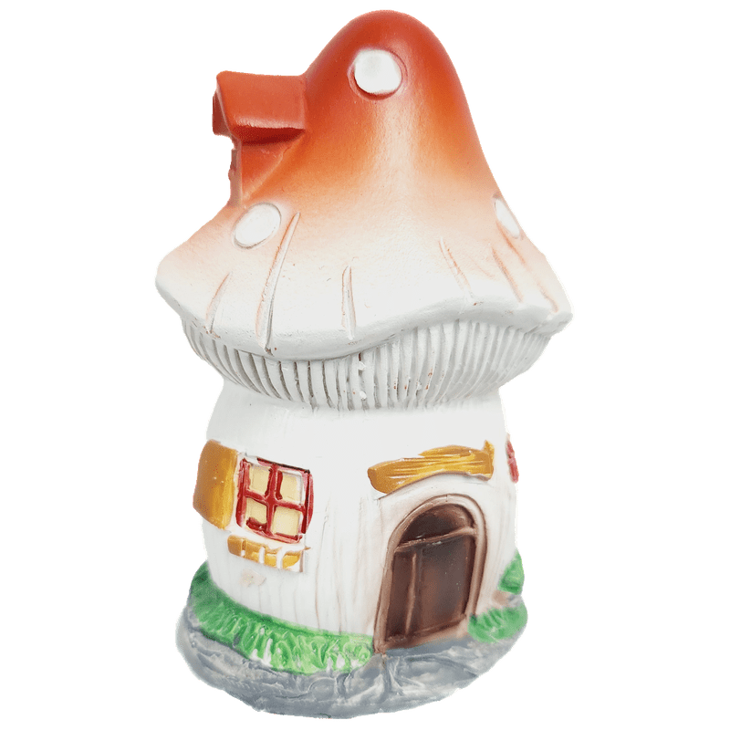 Mini Garden Mushroom House Gnome Set, 4-Piece