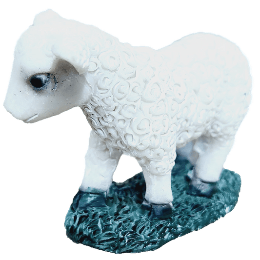Mini Garden Farm Animal Sheep, 3 Inch
