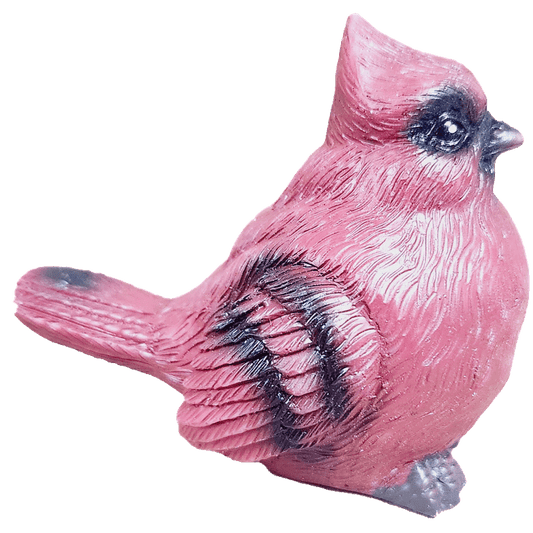 Mini Garden Hand Crafted Cardinal Bird, 3 inch