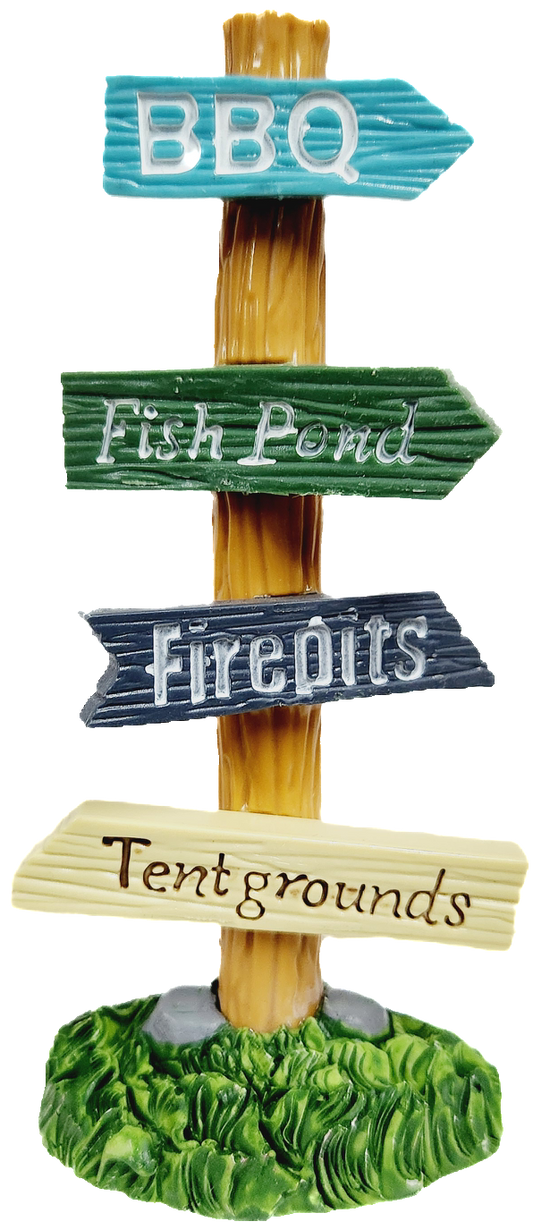 Mini Garden Miniature Camp Sign, 6"