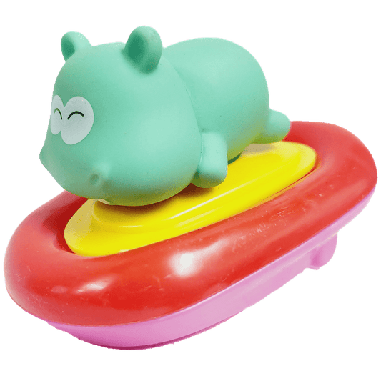 Pull String Animal Bath Boat