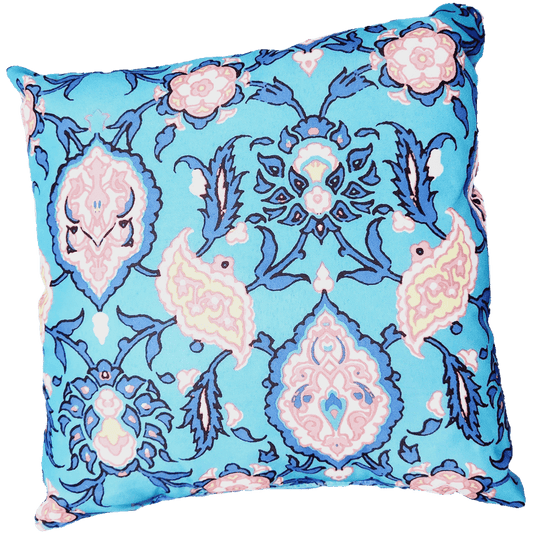 TL Outdoor Toss Pillow Blue/Pink/Orange