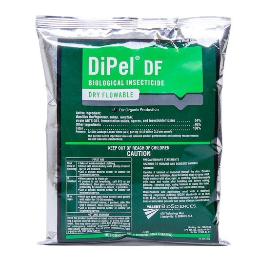 Dipel DF Biological Insecticide 1lb