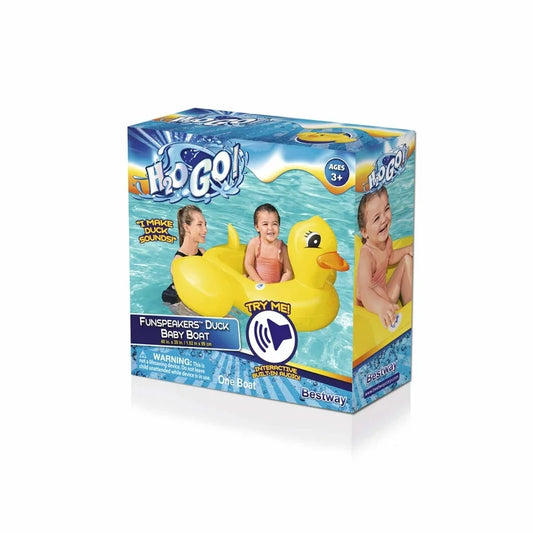 H2OGO! Funspeakers™ Duck Baby Boat Float, Yellow