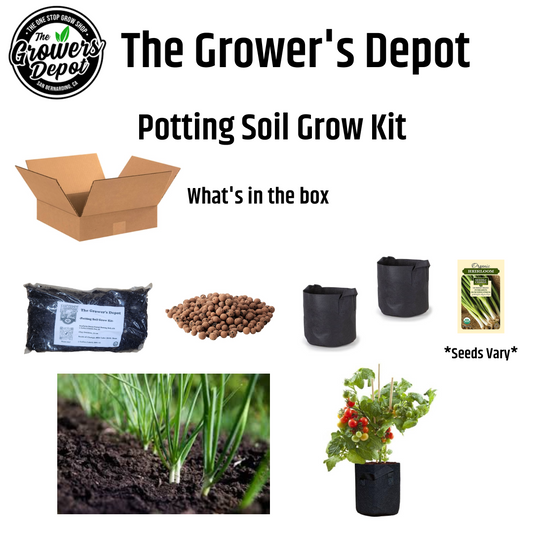 The Grower's Depot Potting Soil Grow Kit