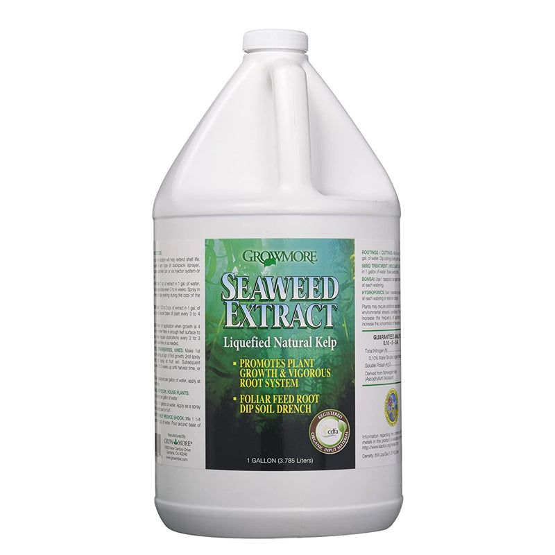 Grow More Seaweed Extract Natural Organic Kelp Liquid, 1 Gallon