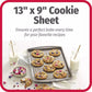 Goodcook Scratch-Resistant Nonstick Coating Baking Sheet, 13 Inch x 9 Inch