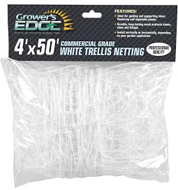 Grower’s Edge 4x50ft Commercial Grade Trellis Netting ￼