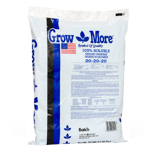 Grow More 20-20-20 25lb Bag