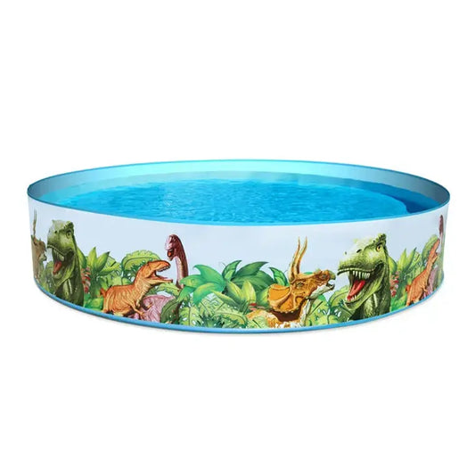 Bestway H2OGO! 6ft Fill`n Fun Pool, Easy-Set Pools, Round, Realistic Dinosaur