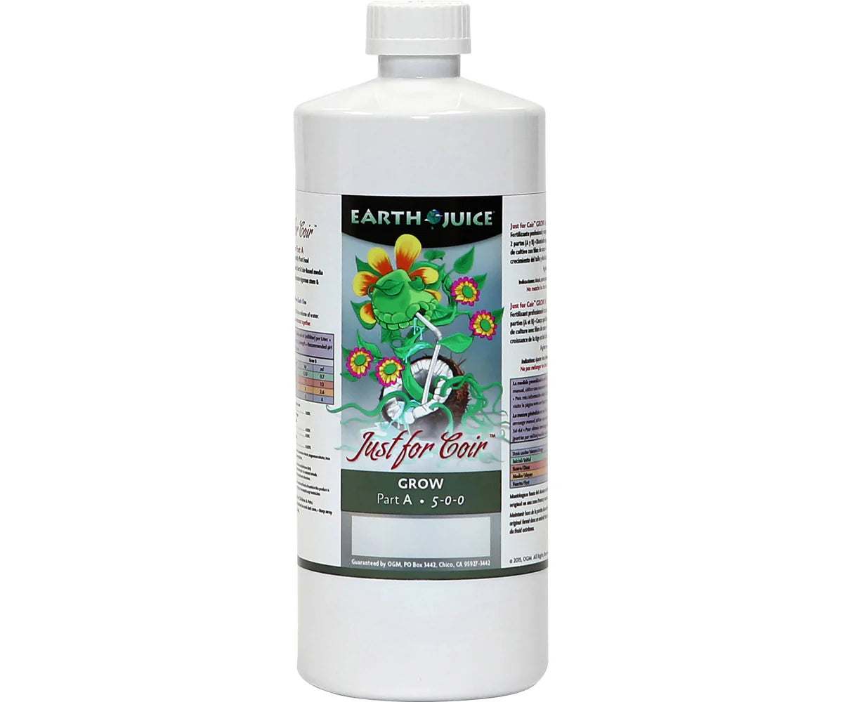 Earth Juice Just for Coir Grow Part A™ Quart