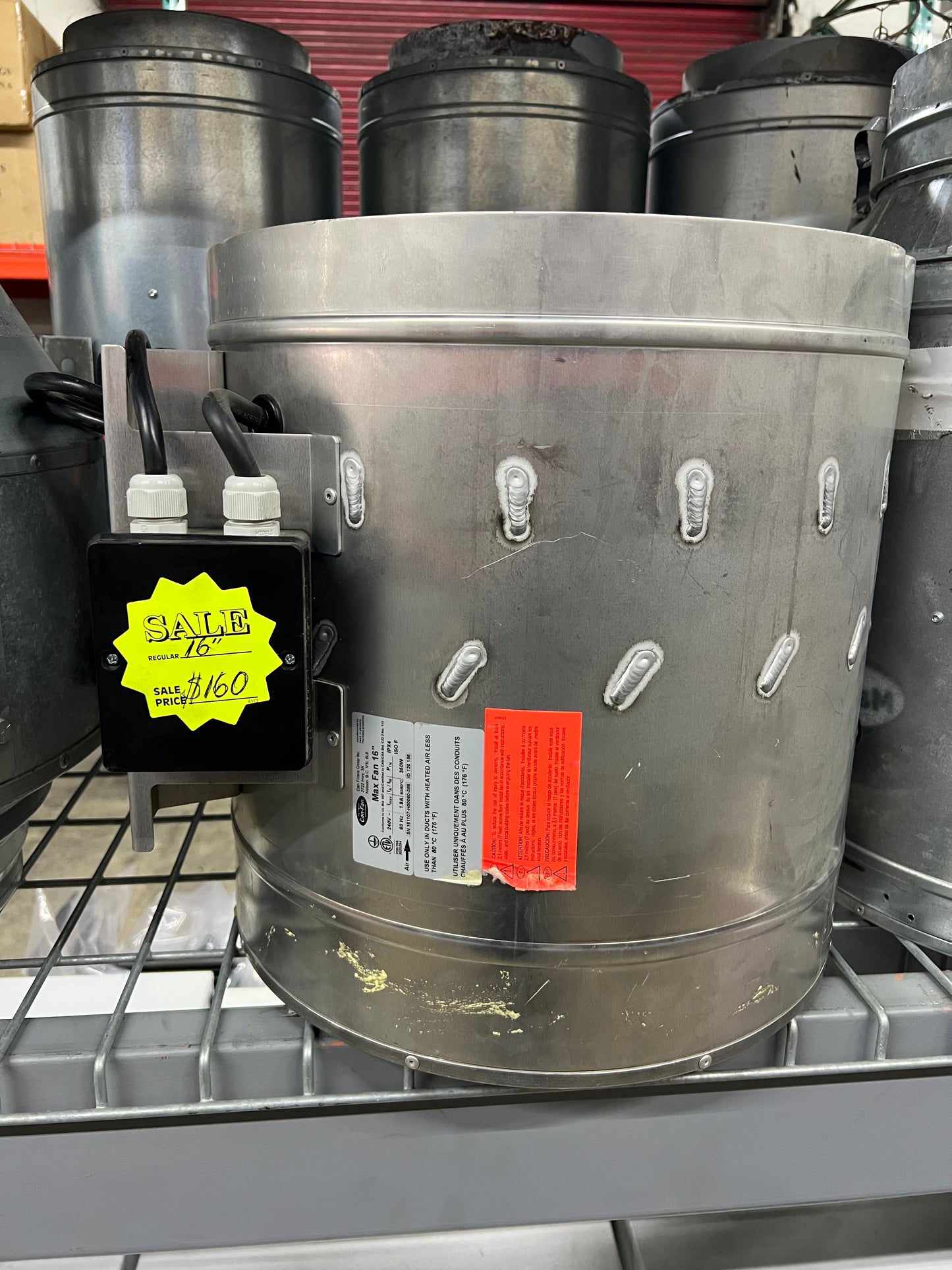 Pre-Owned Can Fan Max Fan 16"