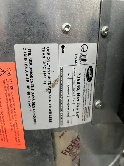 Pre-Owned Can Fan 736840, Max Fan 14"