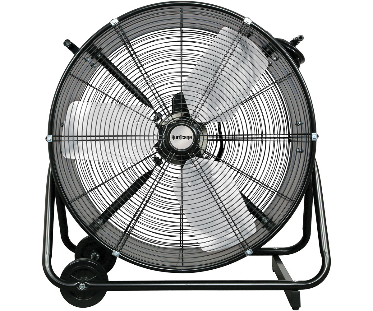 Large industrial fan with 'Hart & Cooley' branding on a white background