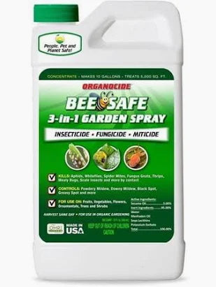 Organocide Bee Safe 3-in-1 garden spray Ready to Use 32oz