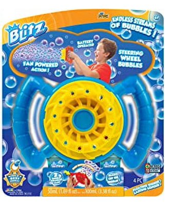 Blitz Fan Bubble Blaster Stream Machine Electric Bubbler Blaster