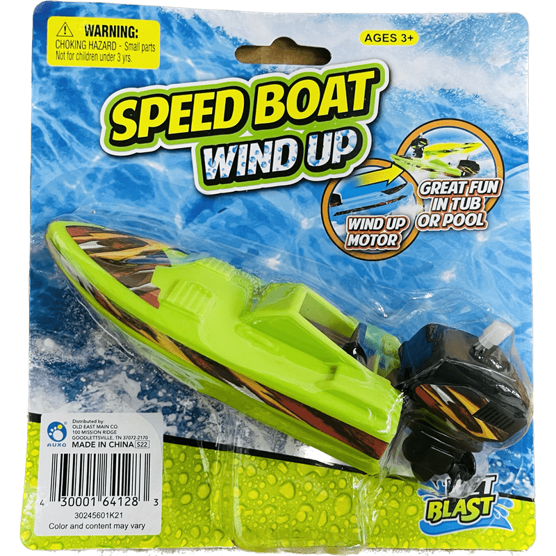 Kids Speed Boat Wind Up Toy