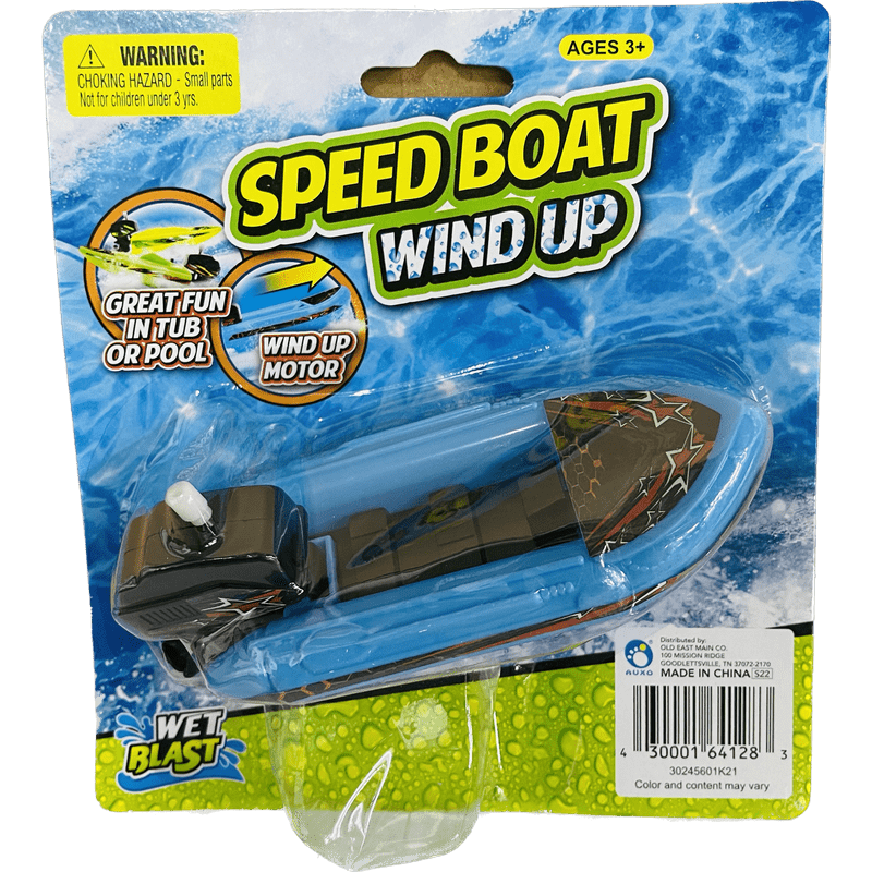 Kids Speed Boat Wind Up Toy