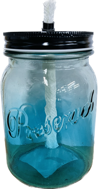 Glass Torch Mason Jar