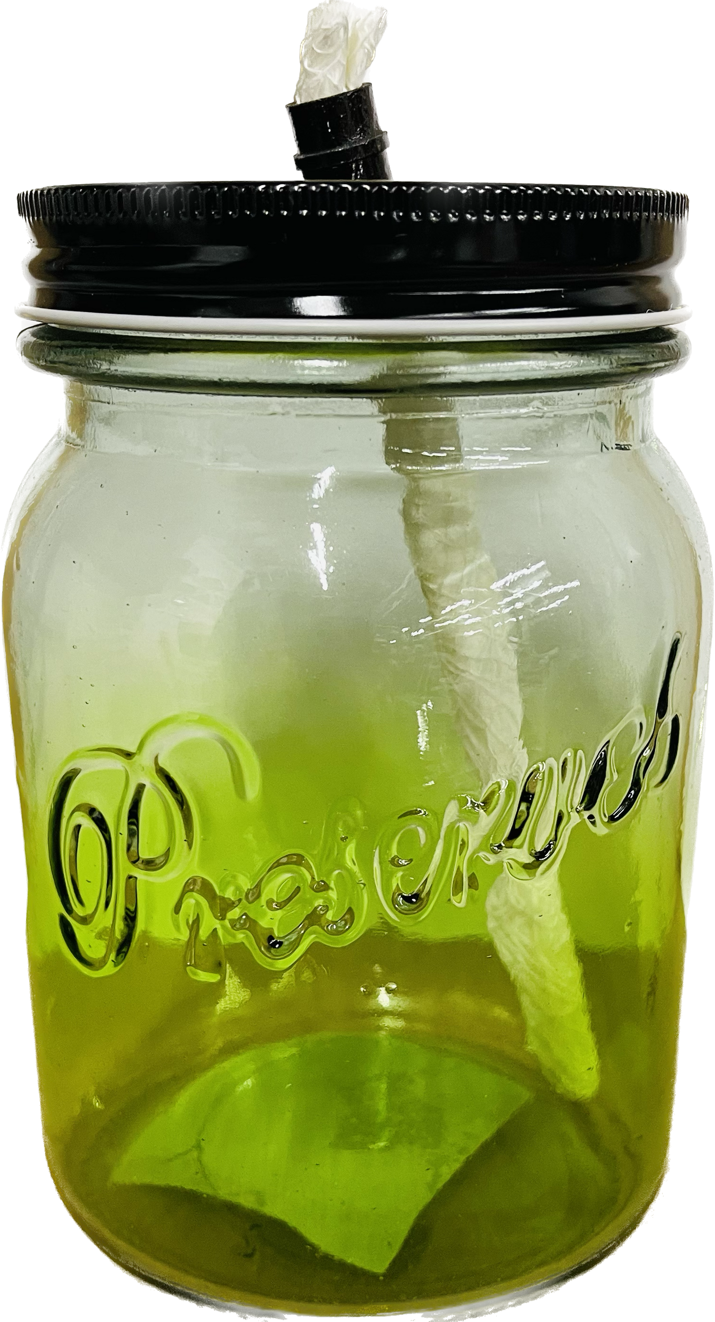 Glass Torch Mason Jar