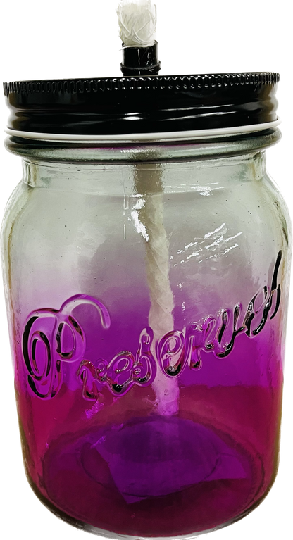 Glass Torch Mason Jar