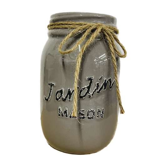 Ceramic Mason Jar Decor
