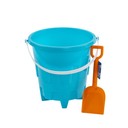 Beach Bucket 8in. Round Pail/Shovel