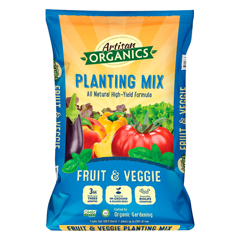 Artisan Organics™ Planting Mix for Fruit & Veggies 1 cu ft