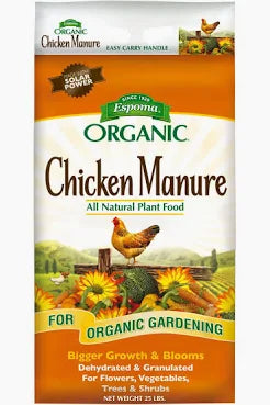 Espoma Organic Chicken Manure 5-3-2 All Natural Plant Food  25lb