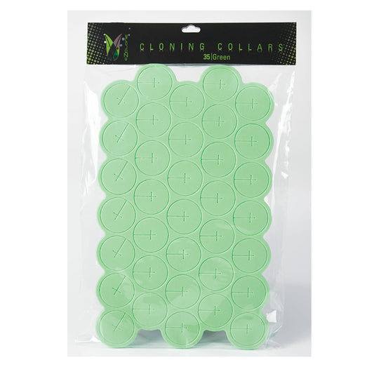 EZ-Clone® Neoprene Insert Soft Cloning Collars 35pk Green