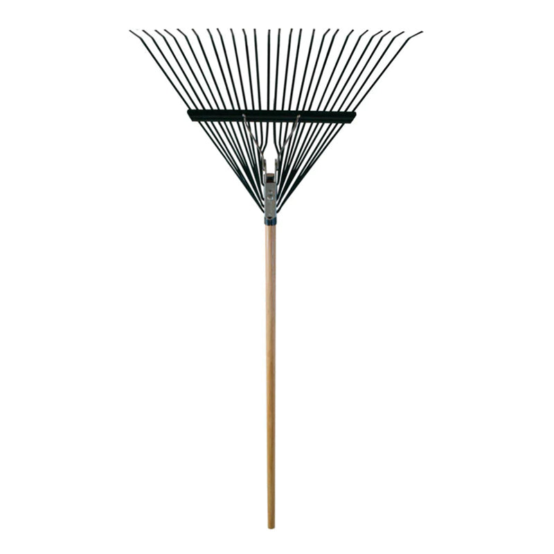 Flexrake® Classic Leaf Rake With 24in Steel Head With Wood Handle – The ...