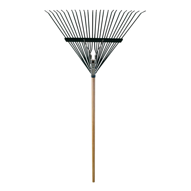 Flexrake® Classic Leaf Rake With 24in Steel Head With Wood Handle
