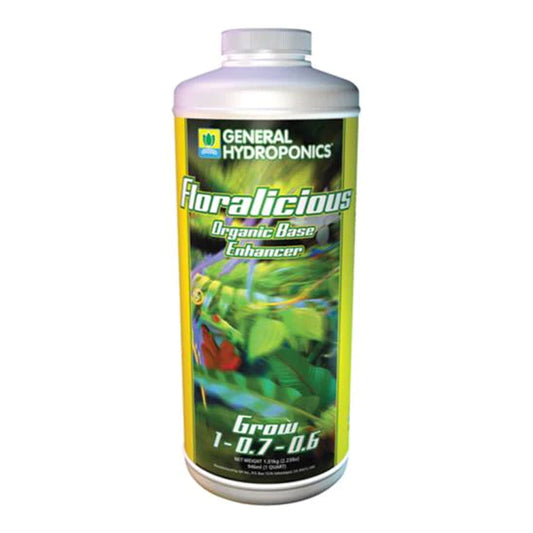 General Hydroponics Floralicious Grow Base Enhancer, Quart