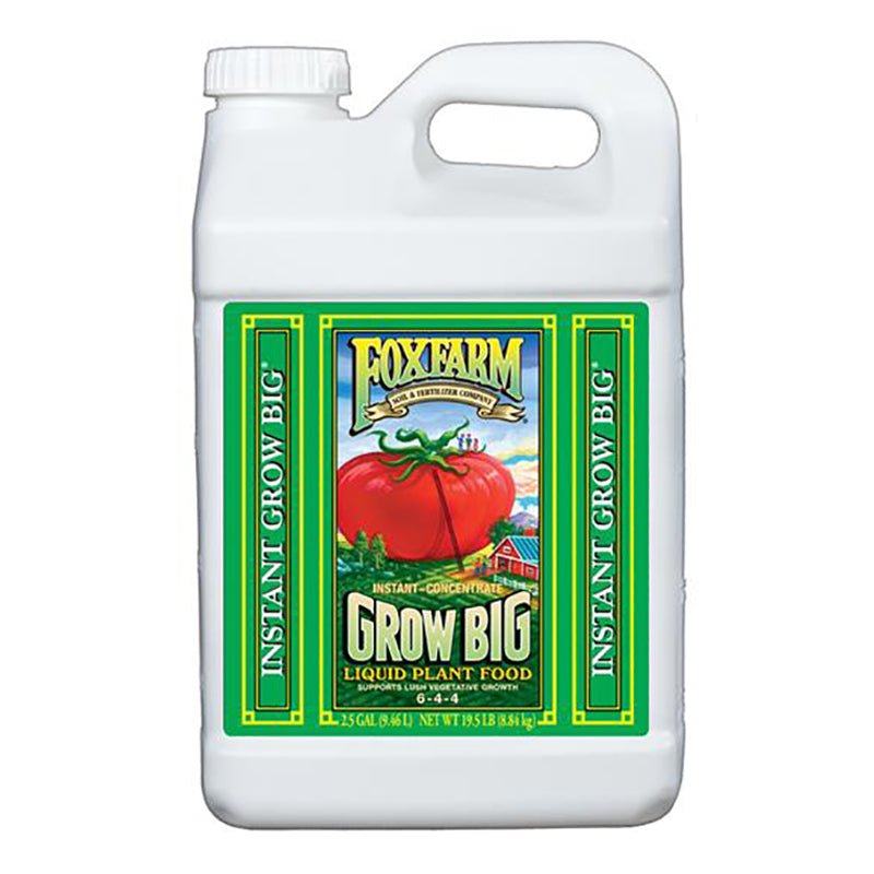 foxfarm grow big 2.5 gallons