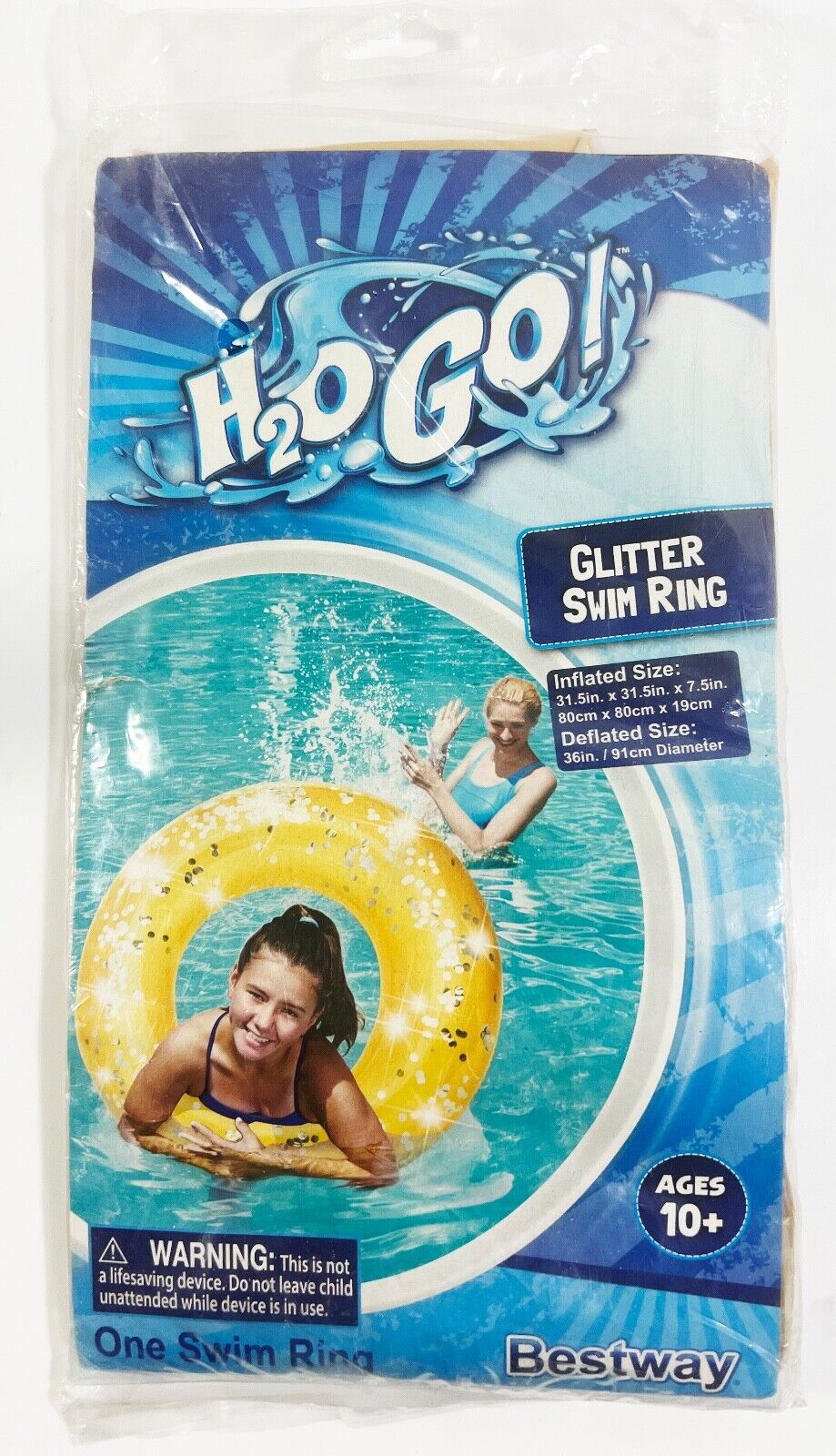 H2OGO! Glitter Swim Ring