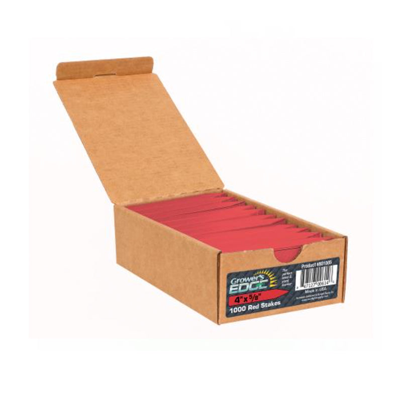 Grower's Edge® Plant Stake Labels Red 100 Count