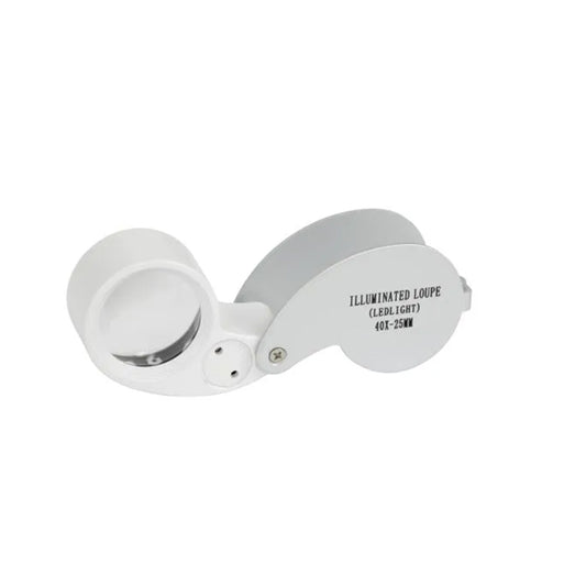 Growers Edge® Illuminated Magnifier Loupe with clip 40x