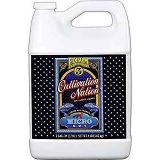 FoxFarm Cultivation Nation Micro Liquid Fertilizer 2.5 Gallon (5-0-1)