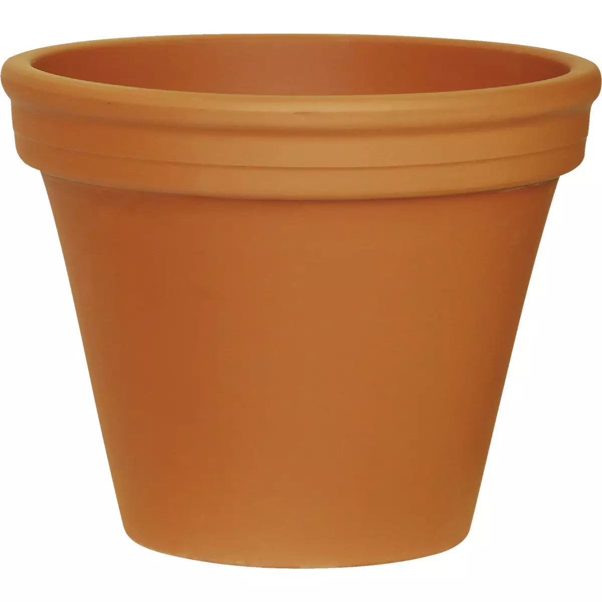 Terra Cotta Clay Flower Pot, Standard, 9,8"