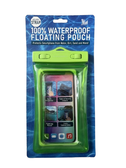 Dolgen 100% Waterproof Cell Phone Floating Pouch with Strap
