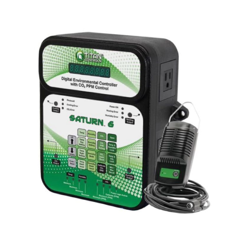 Titan Controls® Saturn® 6 Digital Environmental Controller With Co2 PPM