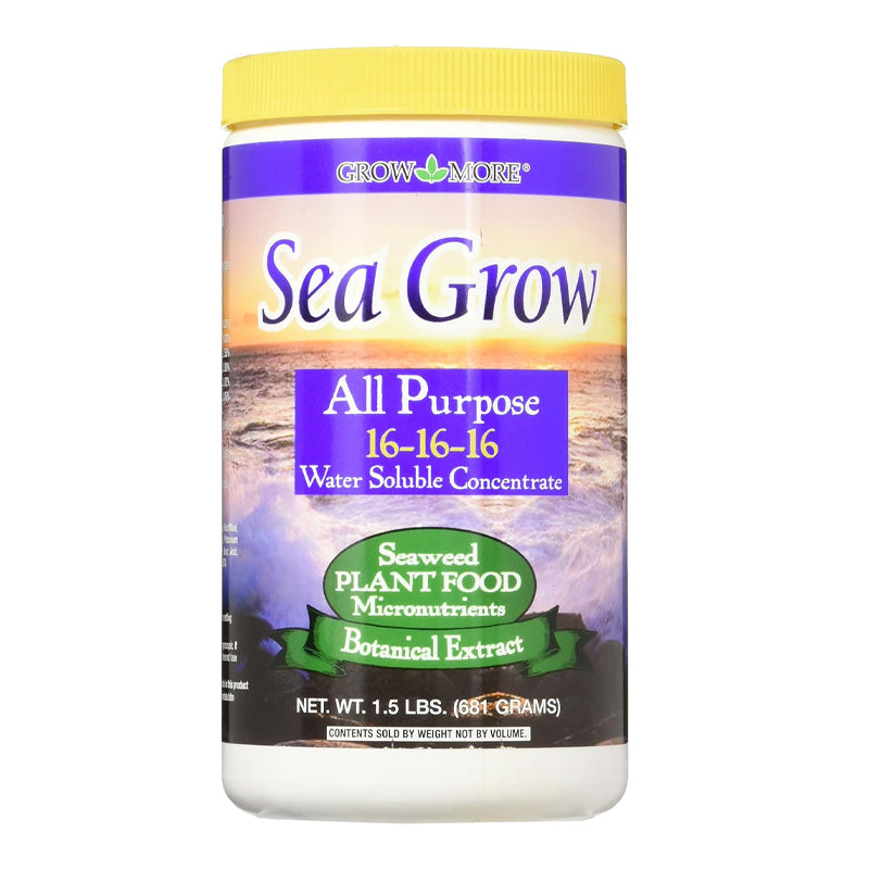 Grow More Sea Grow All Purpose Plant Food 16-16-16 1.5lb