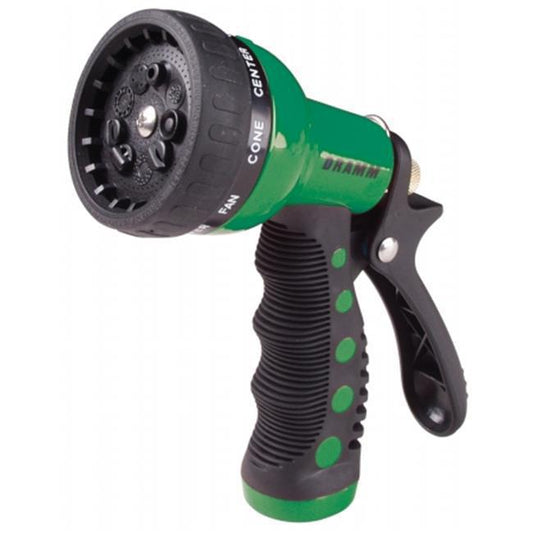 Dramm Revolver Metal 9-Pattern Nozzle, Green