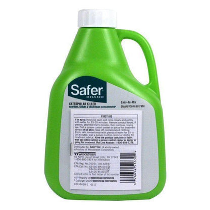 Safer® Brand 16oz Caterpillar Killer II Concentrate OMRI Listed® For Organic Use