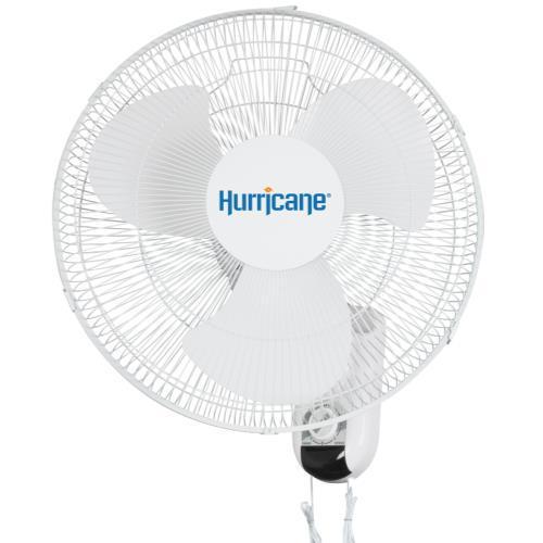 Hurricane Classic Oscillating Wall Mount Fan, 16 in