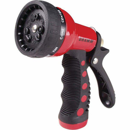 Dramm Revolver Metal 9-Pattern Nozzle, Red