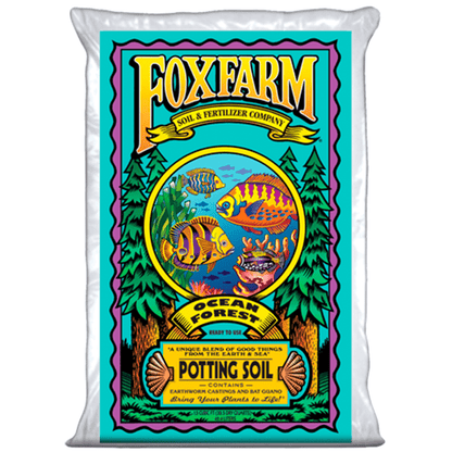 FoxFarm Ocean Forest 1.5 cu ft Premium Potting Soil, Organic-Rich Container Mix