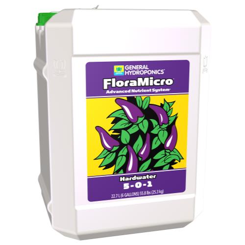General Hydroponics® Hardwater FloraMicro, 6 Gallon