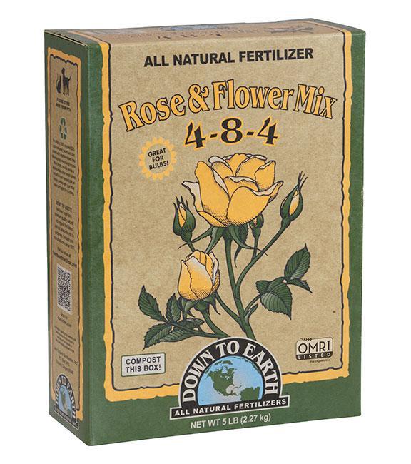 Down To Earth Rose & Flower Mix (4-8-4) 5lb